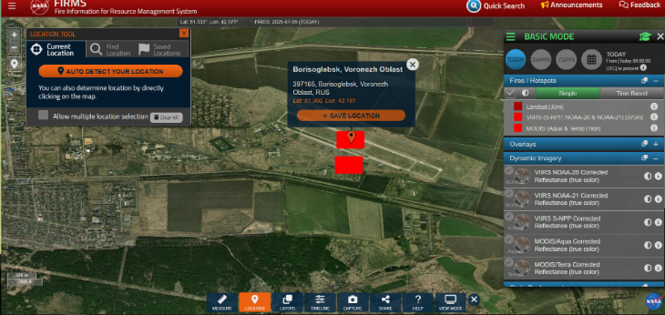 Drone attack hits Borisoglebsk, Voronezh region, military airbase on fire